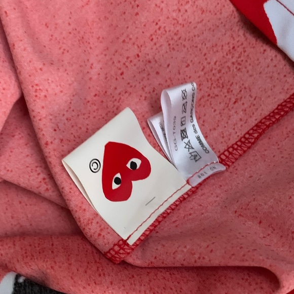 Comme Des Garçon Signature Eyeprint Bodysuit L Top Shirt - Picture 11 of 15